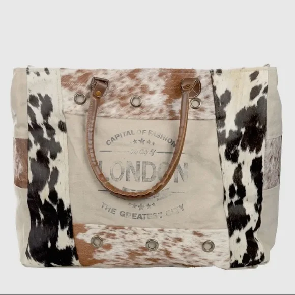 NWT Clea Ray Capital of Fashion London Tote Bag - Picture 3 of 4